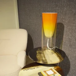 Kartell Lampada da tavolo Toobe  Arancio a prezzi convenienti- Lampade Da Tavolo