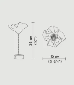 Slamp Lampada da tavolo Lafleur in Offerta Outlet. Un must per arredatori!- Lampade Da Tavolo