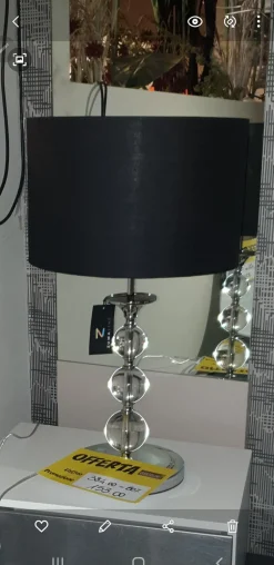 Lampada da tavolo Lamp black con un ribasso esclusivo^Eglo New