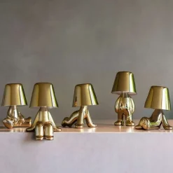 New Lampada da tavolo  lampada fratelli d’oro tom in Offerta Outlet Lampade Da Tavolo