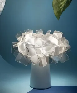 Slamp Lampada da tavolo Clizia battery Bianco con forte sconto- Lampade Da Tavolo