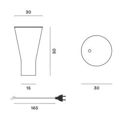 Foscarini Lampada da tavolo Soffio   in Offerta Outlet- Lampade Da Tavolo