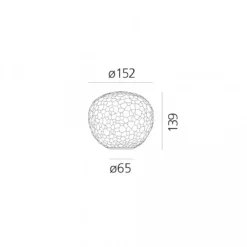 Sale Lampada da tavolo stile Moderno Meteorite 15 artemide in offerta outlet Lampade Da Tavolo