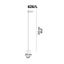Outlet Lampada da terra Colombo 626/l a prezzo Outlet Lampade Da Terra