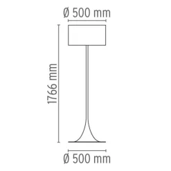 Lampada da terra Spun Light Floor a prezzo Outlet. Massimo stile, massimo risparmio.^Flos Outlet