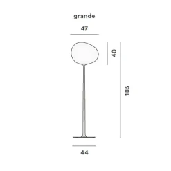 Foscarini Lampada da terra Gregg   a prezzo Outlet- Lampade Da Terra