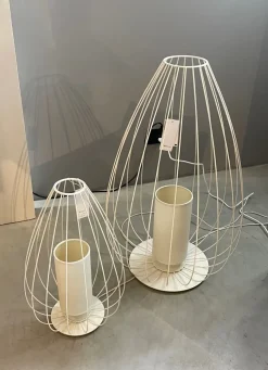 Outlet Lampada da terra Cell m614b-m615b Bianco a prezzi convenienti Lampade Da Terra