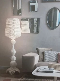 Online Lampada da terra Kabuki Bianco in offerta Lampade Da Terra