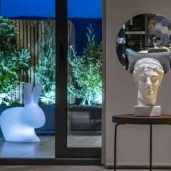 Lampada da terra Lampada rabbit con led ricaricabile a prezzo scontato^Qeeboo