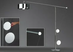 Lampada da terra Leonardo a prezzo scontato^Inda