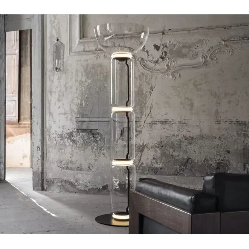 Flos Lampada da terra Noctambule floor 3 high cylinders & bowl a prezzo Outlet- Lampade Da Terra