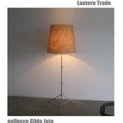 Lampada da terra Lampada da terra gilda juta design stile Moderno a prezzi convenienti^Pallucco Discount