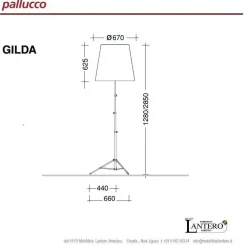 Lampada da terra Lampada da terra gilda juta design stile Moderno a prezzi convenienti^Pallucco Discount