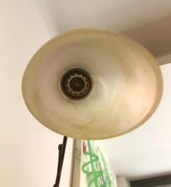 Clearance Lampada da terra stile Classica Lampada ottone brunito in offerta Lampade Da Terra