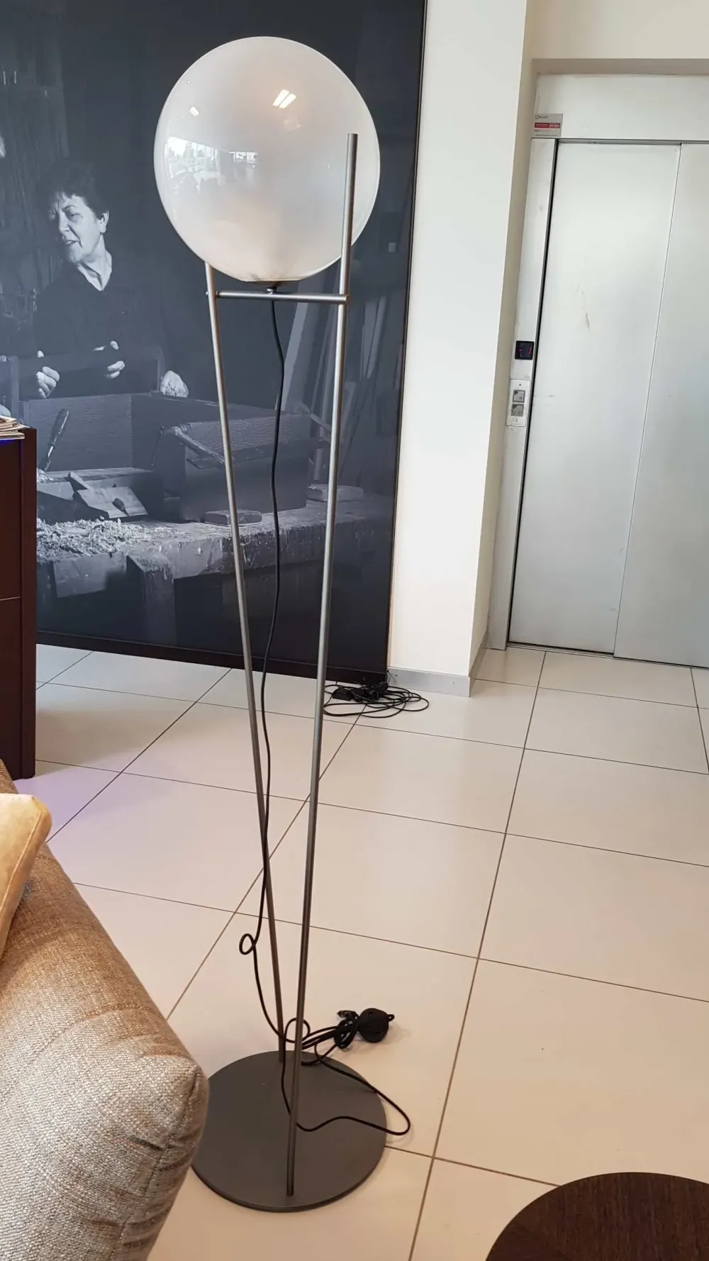 Ditre Italia Lampada da terra stile Moderno Tondina in offerta- Lampade Da Terra