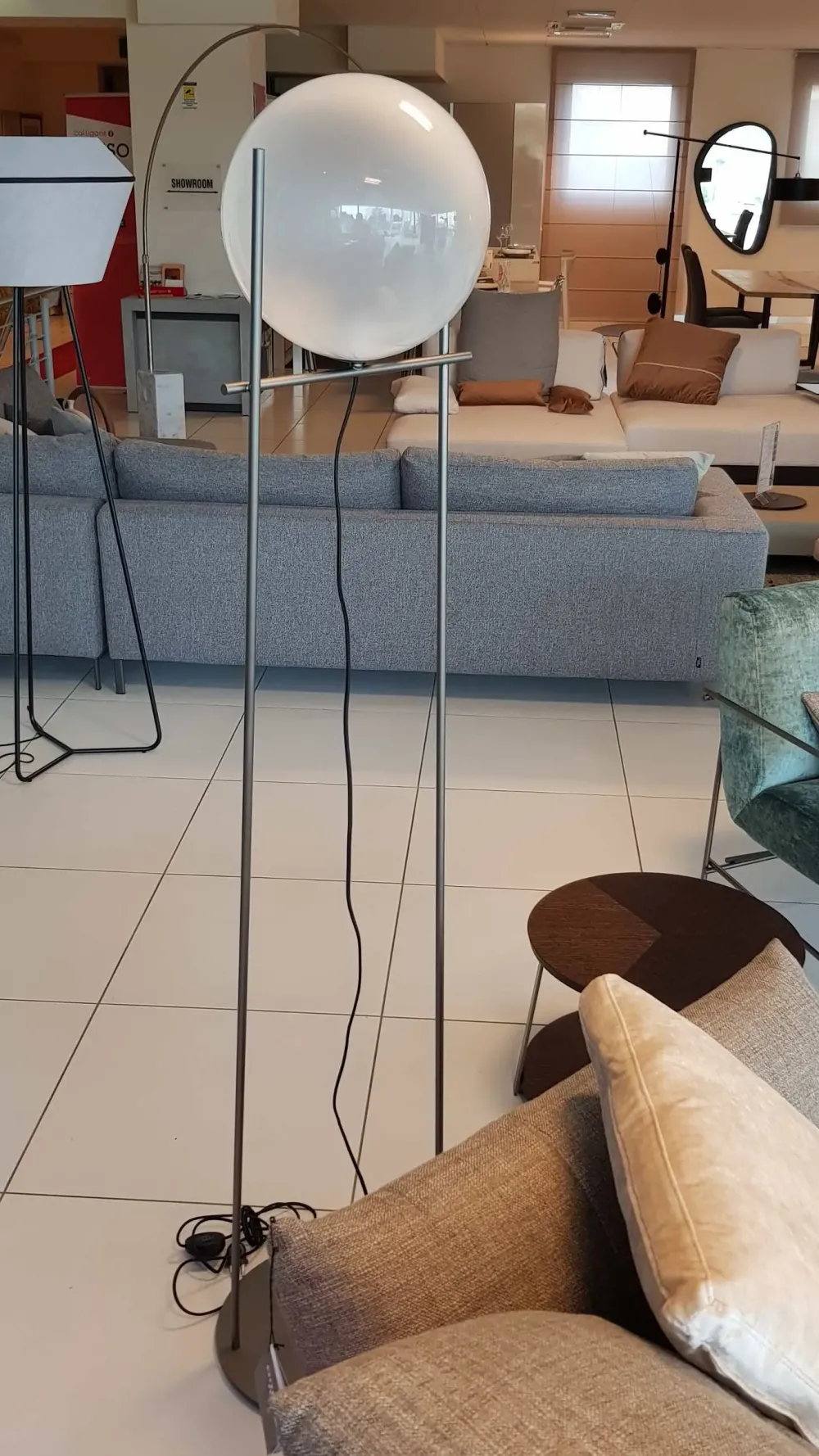 Ditre Italia Lampada da terra stile Moderno Tondina in offerta- Lampade Da Terra