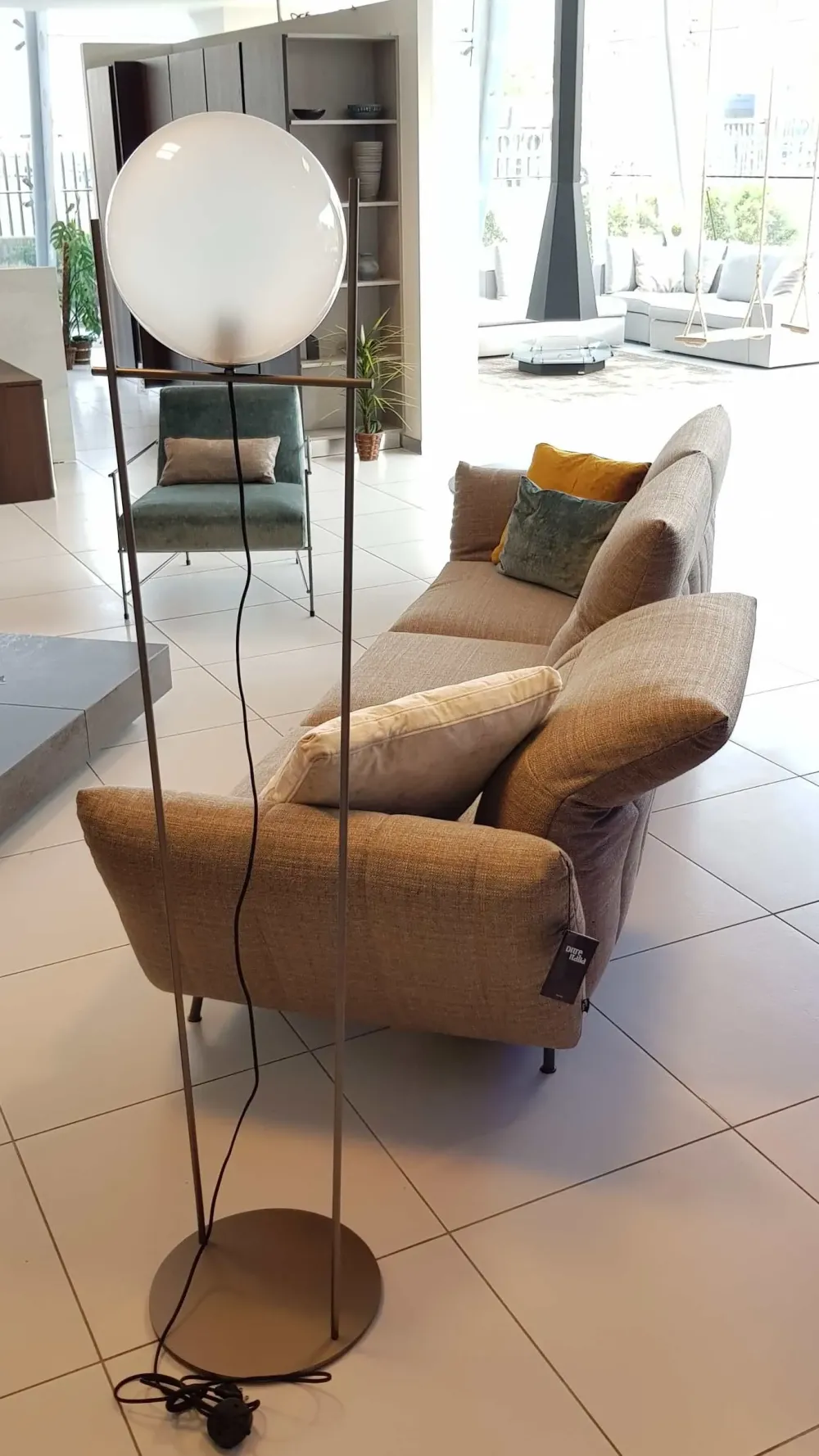 Ditre Italia Lampada da terra stile Moderno Tondina in offerta- Lampade Da Terra