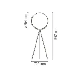 Lampada da terra Superloon in Offerta Outlet^Flos Outlet