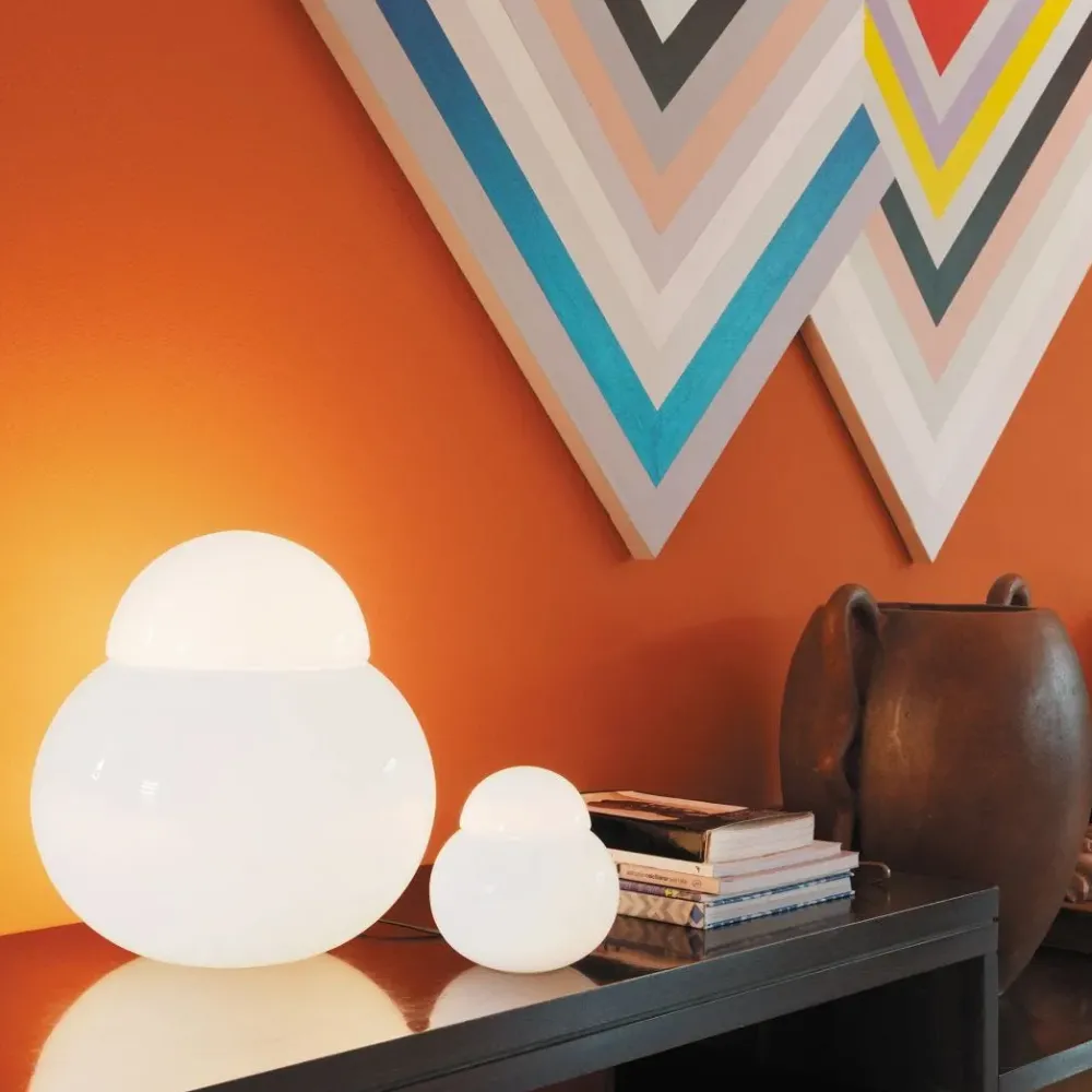 Lampada Daruma grande, scontata. Lampade Da Tavolo