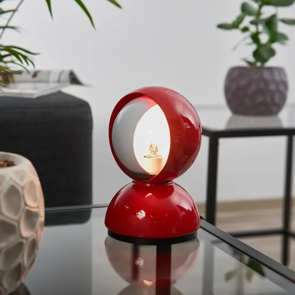Collezione esclusiva Lampada Eclisse rosso artemide lampada da tavolo in OFFERTA OUTLET- Lampade Da Tavolo