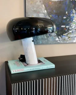 Lampada snoopy nero a PREZZI OUTLET Lampade Da Tavolo