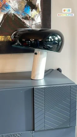 Lampada snoopy nero a PREZZI OUTLET Lampade Da Tavolo