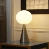 Fontana Arte Lampada in OFFERTA OUTLET, finitura nichel.- Lampade Da Tavolo