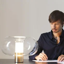 Fontana Arte Lampada Fontanella media, arte in Offerta Outlet. Splendida!- Lampade Da Tavolo