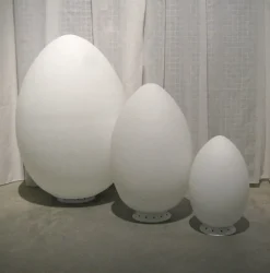 Fontana Arte Lampada Lampada da tavolo uovo grande in OFFERTA OUTLET- Lampade Da Tavolo