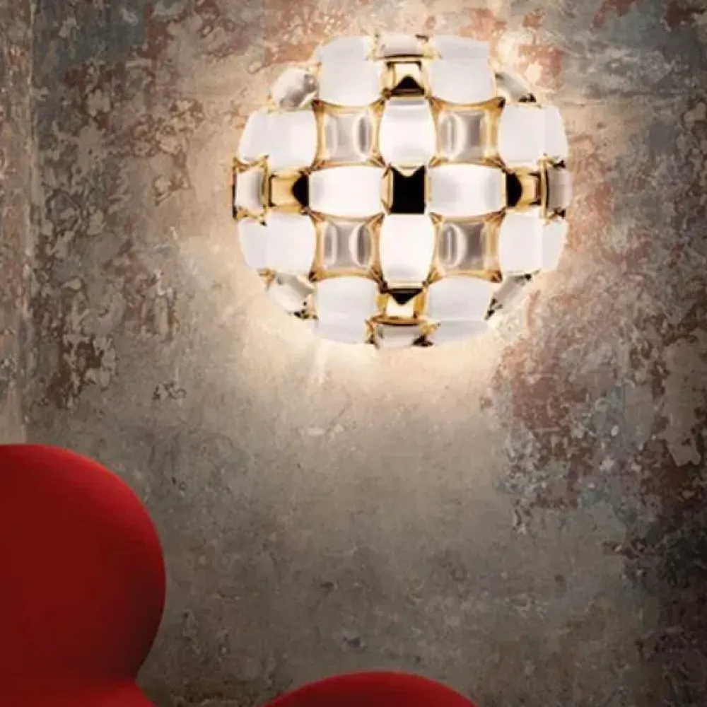 Lampada Mida medium gold plafoniera in OFFERTA OUTLET^Slamp Outlet