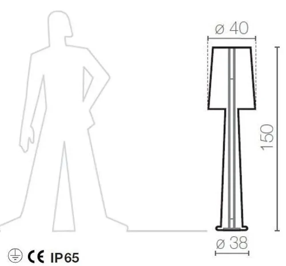 Sale Lampada Miss jane in OFFERTA OUTLET Lampade Da Terra