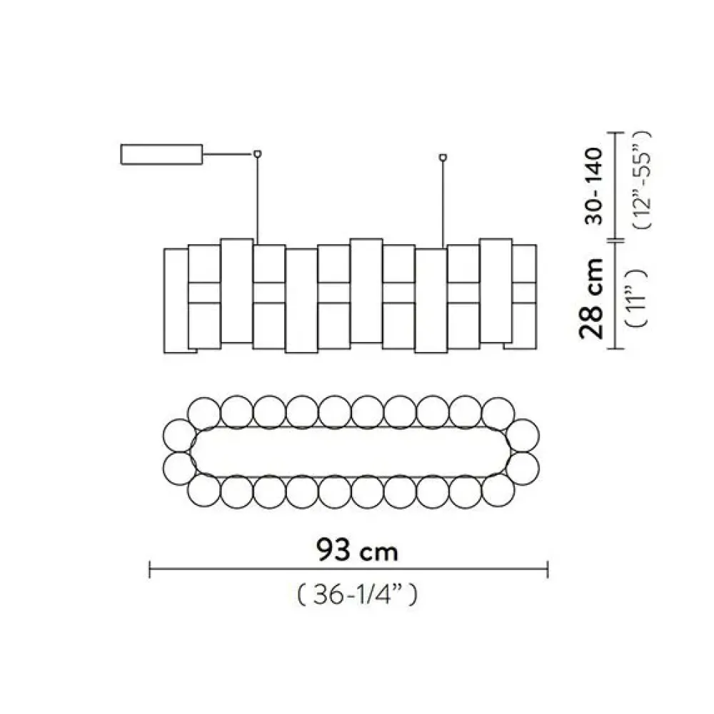 Lampada La lollo 100 linear sospensione led a PREZZI OUTLET^Slamp Clearance
