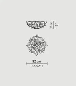 Slamp Lampada Veli ceiling/wall mini a PREZZI OUTLET- Applique Da Parete