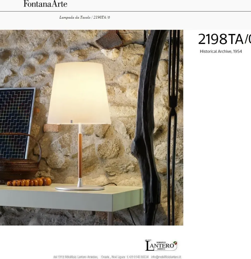 Lampada 2198ta in OFFERTA OUTLET^Fontana Arte New
