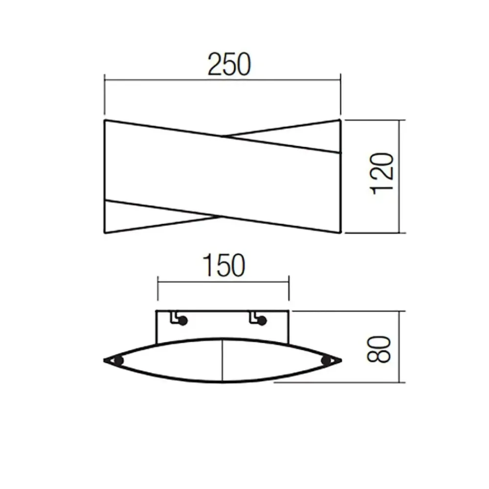 Lampada Xavier redo applique led in OFFERTA OUTLET^Collezione esclusiva Discount