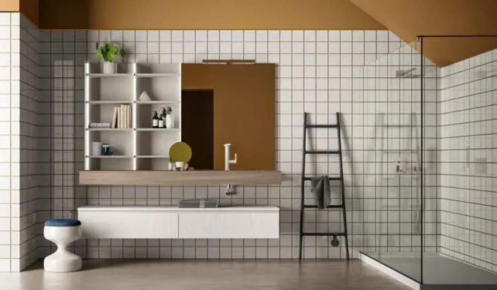 Sale Lapis 11524 : mobile da bagno A PREZZI OUTLET Mobili Bagno Sospeso