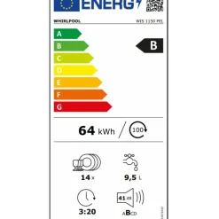 Whirlpool Lavastoviglie Wis 1150 pel ad un prezzo esclusivo- Lavastoviglie