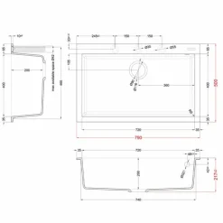 Lavello Quadra 130 incasso  ad un prezzo mai così vantaggioso^Elleci New