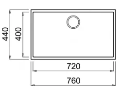 Online Lavello Quadra 130 sottotop a prezzi convenienti Lavello
