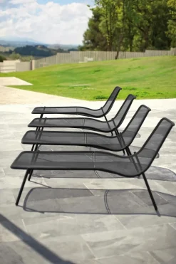 Lettino impilabile round con sconto outlet^Emu Discount