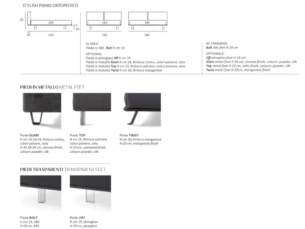 Clearance Letto * stylish piano ortopedico di scontato del 35% Letti