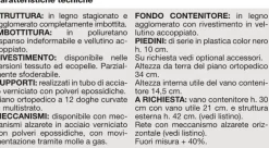 Letto Aria di scontato del 21%^Collezione esclusiva New