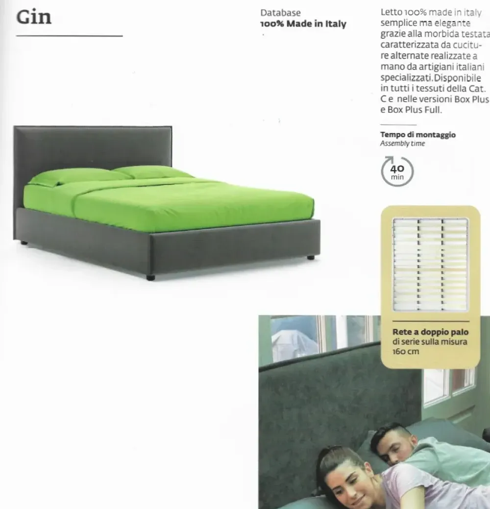 Noctis LETTO Capri gin emily a PREZZI OUTLET- Letti
