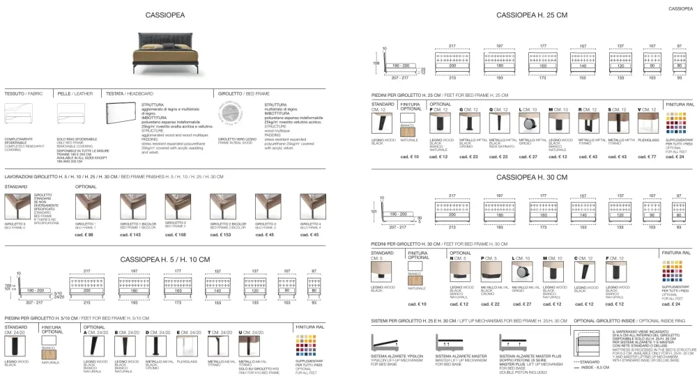 Hot Letto Cassiopea di scontato del 30% Letti