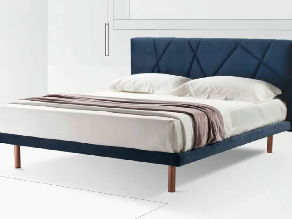 Outlet LETTO Chiara rete struttura Stilfar a PREZZI OUTLET Letti