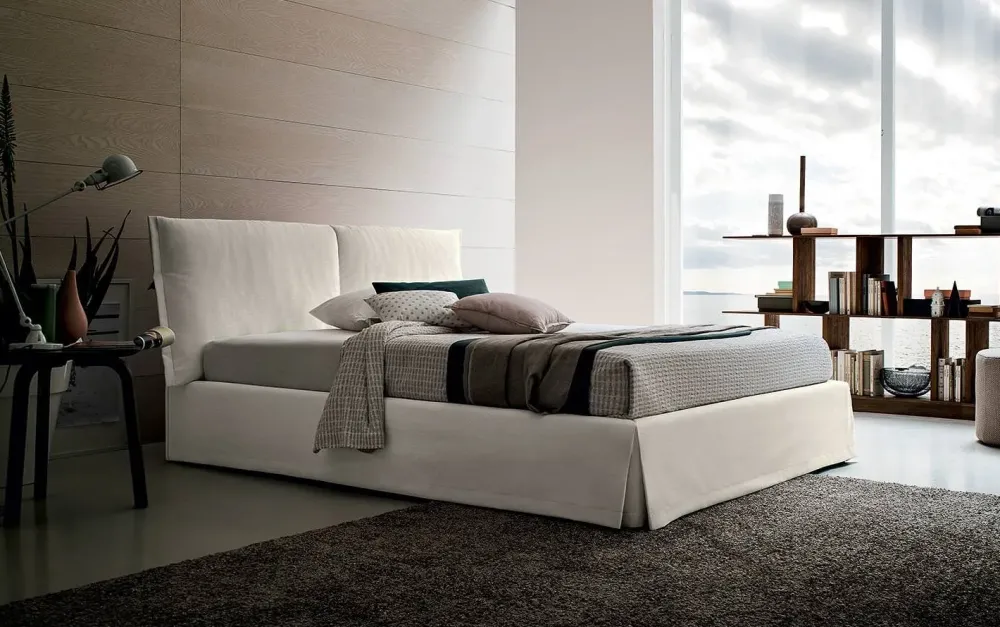 Letto classico con contenitore Emily a prezzo scontato^Felis Discount