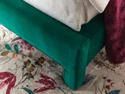 Md work Letto classico con gambe Letto matrimoniale lavanda 50 luxury made in italy a prezzo ribassato- Letti