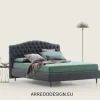 Outlet Letto classico con giroletto Renoir a prezzo ribassato Letti