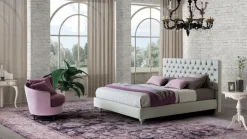 Artigianale Letto classico con giroletto Susanna a prezzo scontato- Letti