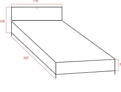 Artigianale Letto classico Crono con un ribasso del 45%- Letti